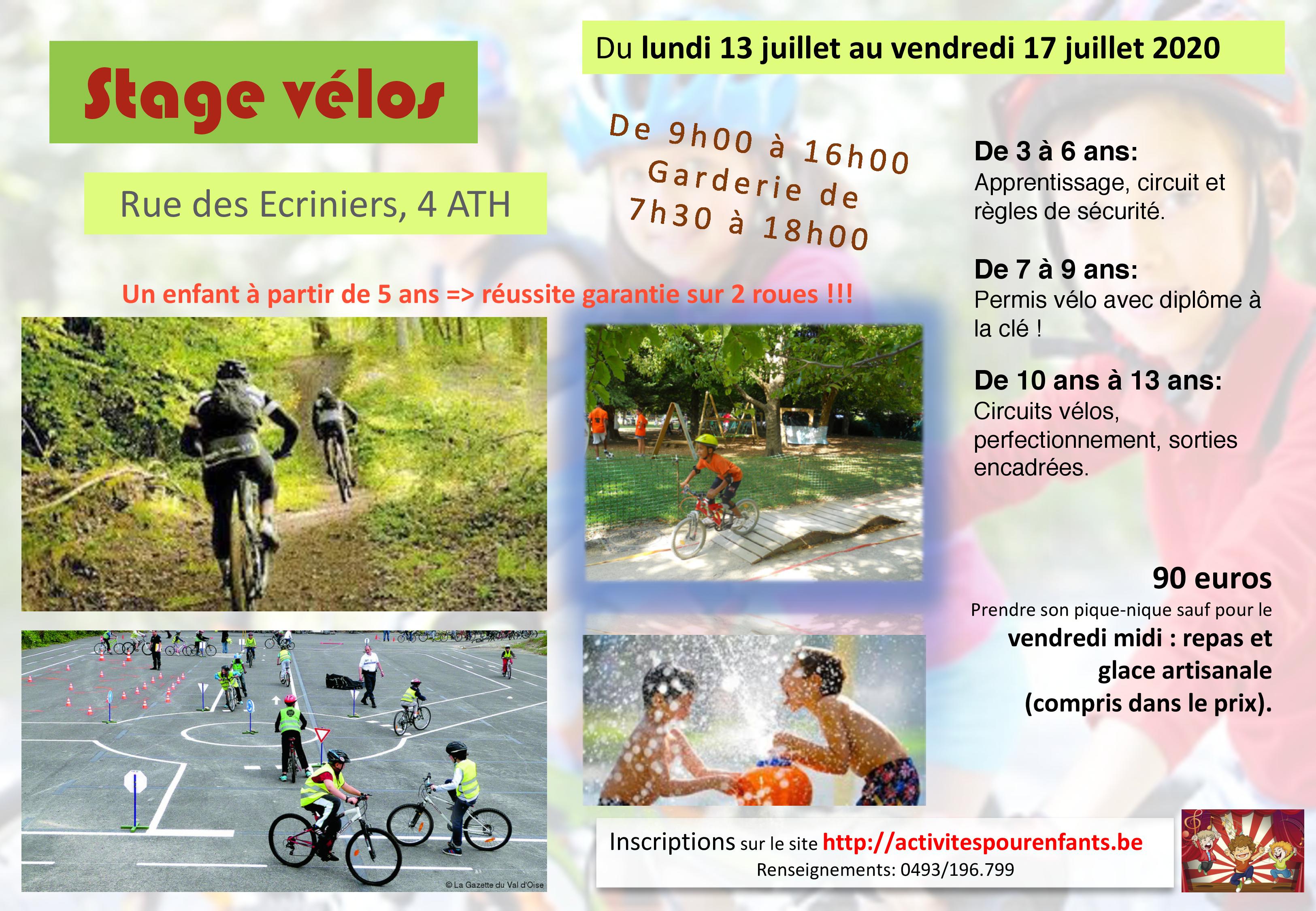 Stage vélos Ath